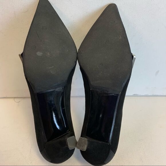 Stuart Weitzman Black leopard cheetah print heels - Picture 7 of 7